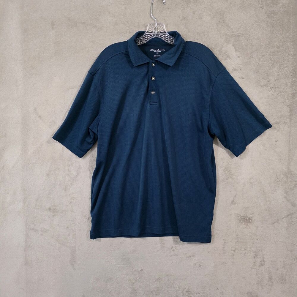 Tommy Armour DRI LOGIC Mens Golf Polo Shirt Blue Sz  L